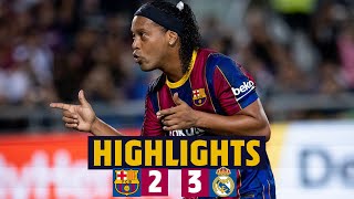 HIGHLIGHTS  Barça Legends 23 Real Madrid Leyendas [upl. by Weinshienk]