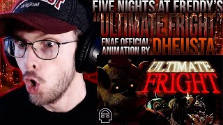 Vapor Reacts 1222  SFM FNAF OFFICIAL SONG ANIMATION quotThe Ultimate Frightquot by DHeusta REACTION [upl. by Crista]