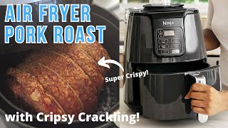 Crispy Air Fryer PORK LOIN ROAST IN 60 SECONDS [upl. by Lamek217]