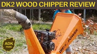 DK2 14HP CHIPPER SHREDDER REVIEW  OPC506  6 INCH [upl. by Varian]