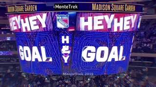 New York Rangers Goal Song 201920 scoreboard animation [upl. by Los410]