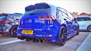 400HP VW Golf R mk7 Stage2 w loud custom exhaust [upl. by Coleman]