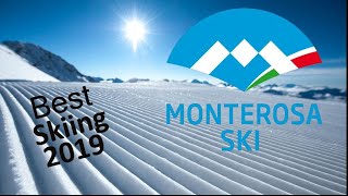 Best Skiing 2019 Monterosa Ski Italy [upl. by Aevin]