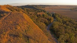 Iowa Land and Sky Loess Hills And Prairies [upl. by Seraphine]