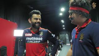 RCB Insider with Mr Nags Myntra Ad Shoot with Virat Kohli [upl. by Hugues]