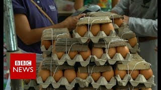 Venezuela crisis the view from Caracas farmers market  BBC News [upl. by Arres]