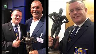 Si Sweeney receives Oscar Heidenstam Trophy 2017 [upl. by Sedruol]