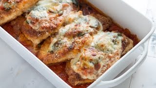 Easy Chicken Parmesan Recipe [upl. by Nosyd]