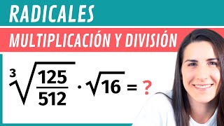 MULTIPLICACIÓN y DIVISIÓN con RADICALES ✅ [upl. by Sinnod701]