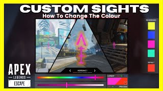 How to get a custom Reticle Sights Colour in Apex Legends NEW [upl. by Adalai491]