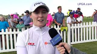 Brittany Altomare Third Round Interview from the 2019 Volunteers of America Classic [upl. by Atnauq]