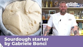 SOURDOUGH STARTER RECIPE NATURAL YEAST Guide for beginners [upl. by Lawan465]