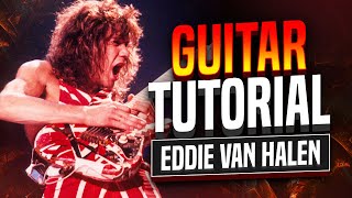 EDDIE VAN HALEN APPROVED Eruption FULL Guitar Lesson [upl. by Sammer]