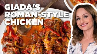 Giada De Laurentiis Makes RomanStyle Chicken  Everyday Italian  Food Network [upl. by Raskin883]