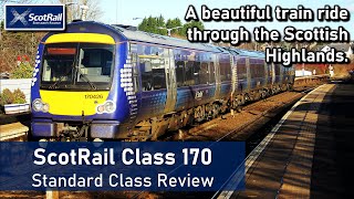 Riding the Scottish Highland Mainline  ScotRail Class 170 Review [upl. by Ailuy]