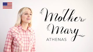 Athenas  Mother Mary  Contigo María en inglés  Catholic Music [upl. by Nylorac]