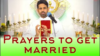 Fr Antony Parankimalil VC  Prayers to get married [upl. by Shirah]