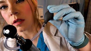 ASMR Hospital Audiologist Hearing Testing amp Ear Exam [upl. by Karlotte]