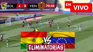 🔴 Venezuela vs Bolivia EN VIVO  Eliminatorias [upl. by Reiniar]