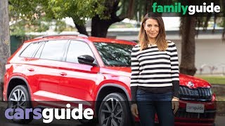 Skoda Kodiaq 2018 review Sportline 132 TSI [upl. by Anawat]