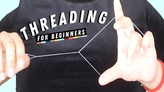 HOW TO THREAD EYEBROWS AT HOME tutorial  stepbystep thorough beginners guide for threading [upl. by Cad]