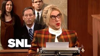 Court Stenographer  Saturday Night Live [upl. by Karina]