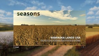 FS19 Map First Look  NEBRASKA LANDS USA 4X [upl. by Acnairb]