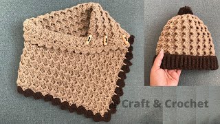 Easy Crochet ScarfCrochet Infinity scarfcrochet cowl [upl. by Trillby]