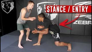 Wrestling for MMA Stance amp Entry for Takedowns [upl. by Lassiter100]