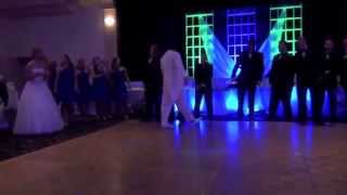 First Dance Surprise Groomsmen vs Bridesmaids Dance Off [upl. by Madella699]