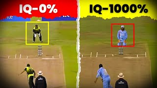 MS Dhoni High IQ Mastermind Moments  TFVCricket [upl. by Nahshon]