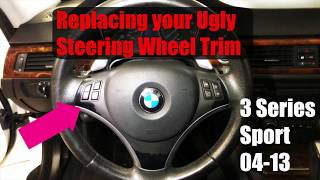 How to Replace Steering Wheel Trim and Remove Airbag [upl. by Erialb]