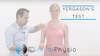 Yergasons Test  Clinical Physio [upl. by Annav]