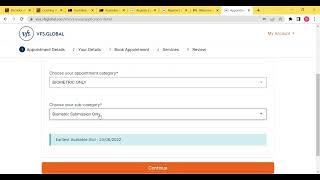 How to book Biometrics appointment  Australian student visa [upl. by Arte]