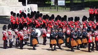 Trooping the ColourThe Irish Guards The Colonels Review 10th June 2017 [upl. by Pen]