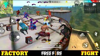 Garena free fire factory king  ff fist fight on factory roof  factory challenge gameplay  video t [upl. by Aicelav]