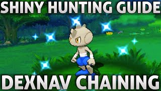 Pokemon ORAS Shiny Hunting Guide  Dex Nav Chaining Omega Ruby Alpha Sapphire [upl. by Barrada922]