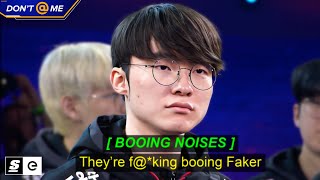 Faker Got Booed [upl. by Ainyt]