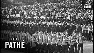 Trooping The Colour On Horse Guards Parade 1938 [upl. by Decamp]