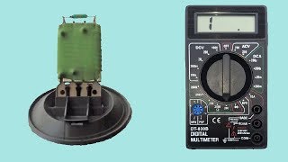 Fan blower motor resistor  test [upl. by Latsyrhk]