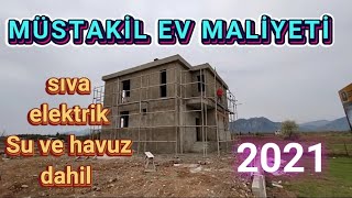 müstakil ev maliyeti [upl. by Lerak]