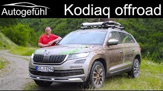 Skoda Kodiaq Scout FULL OFFROAD REVIEW 2019  Skoda Euro Trek  Autogefühl [upl. by Acissaj68]