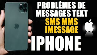 Comment régler le problème de messages SMS MMS amp iMessage sur un iPhone [upl. by Remark531]