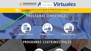 Descargar Recibo de Matricula Vía Web en Uniminuto Pago A contado [upl. by Freed]