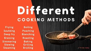 14 Cooking Methods for Beginners  Vil and Zoes Galley [upl. by Haret611]