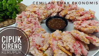 CIPUK CIRENG KERUPUK BUMBU RUJAK cemilan ekonomis [upl. by Eiffub]