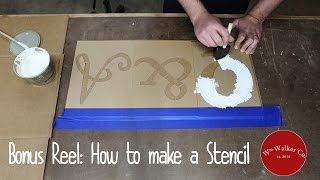 How to make a DIY stencil [upl. by Bal]