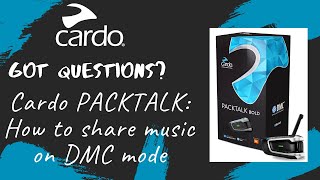 Cardo PACKTALK How to share music on DMC mode [upl. by Hardi375]