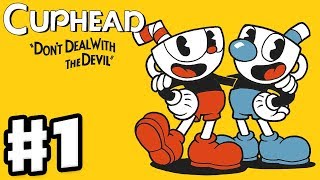 Cuphead  Gameplay Walkthrough Part 1  Dont Deal with the Devil World 1 Bosses PC [upl. by Akirdnwahs86]