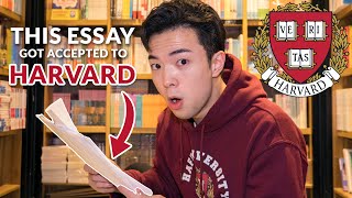 READING COLLEGE ESSAYS THAT GOT ADMITTED TO HARVARD UNIVERSITY [upl. by Nesila]